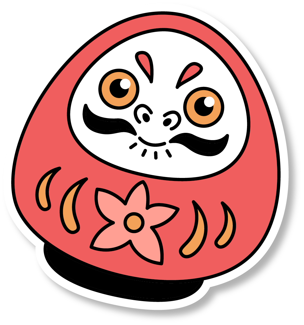 Sticker Daruma