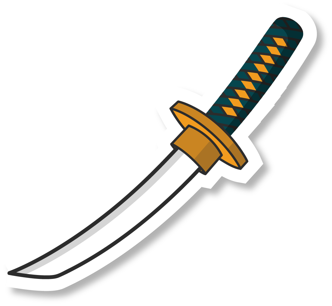 Sticker Katana
