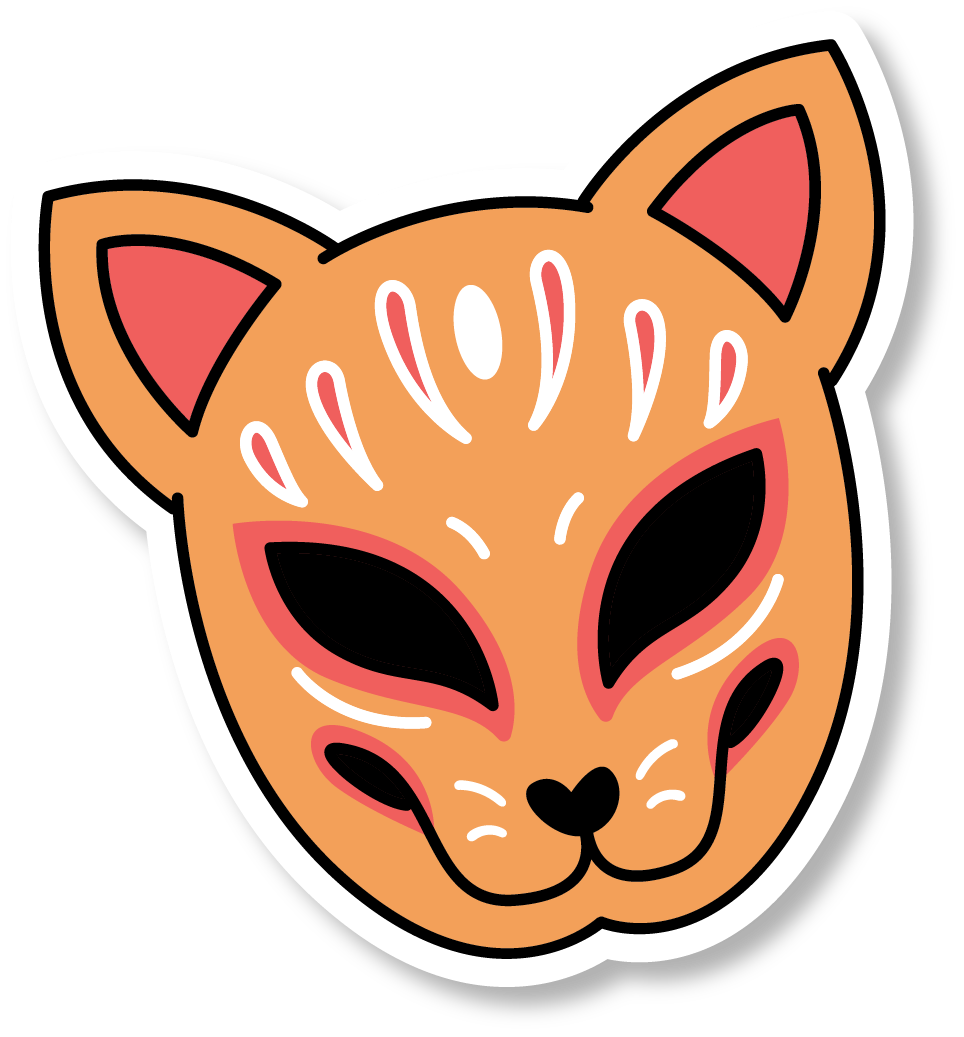 Sticker Kitsune