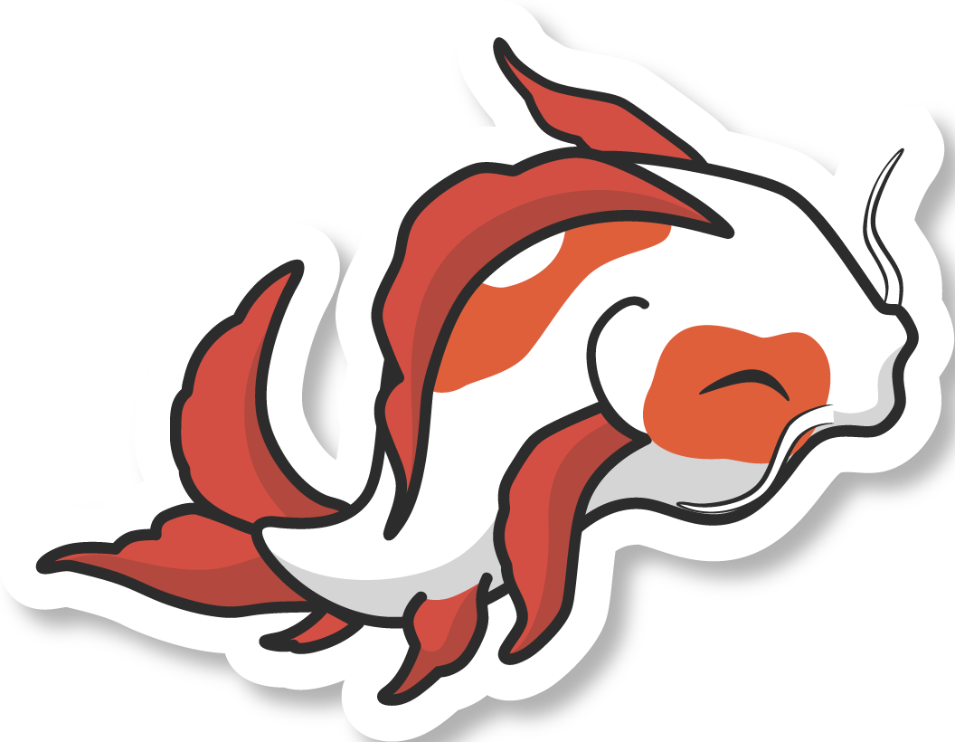 Sticker Koi